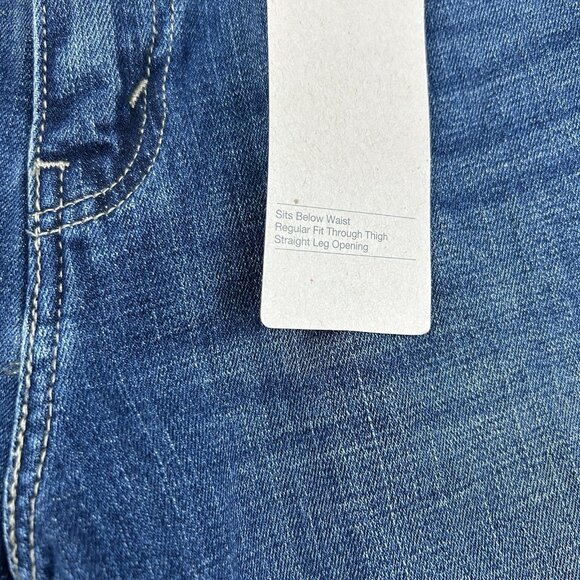 NEW Levis Jeans Womens Blue 505 Straight Leg Mid Rise Stretch Denim Sz 4M/27 - Picture 9 of 16